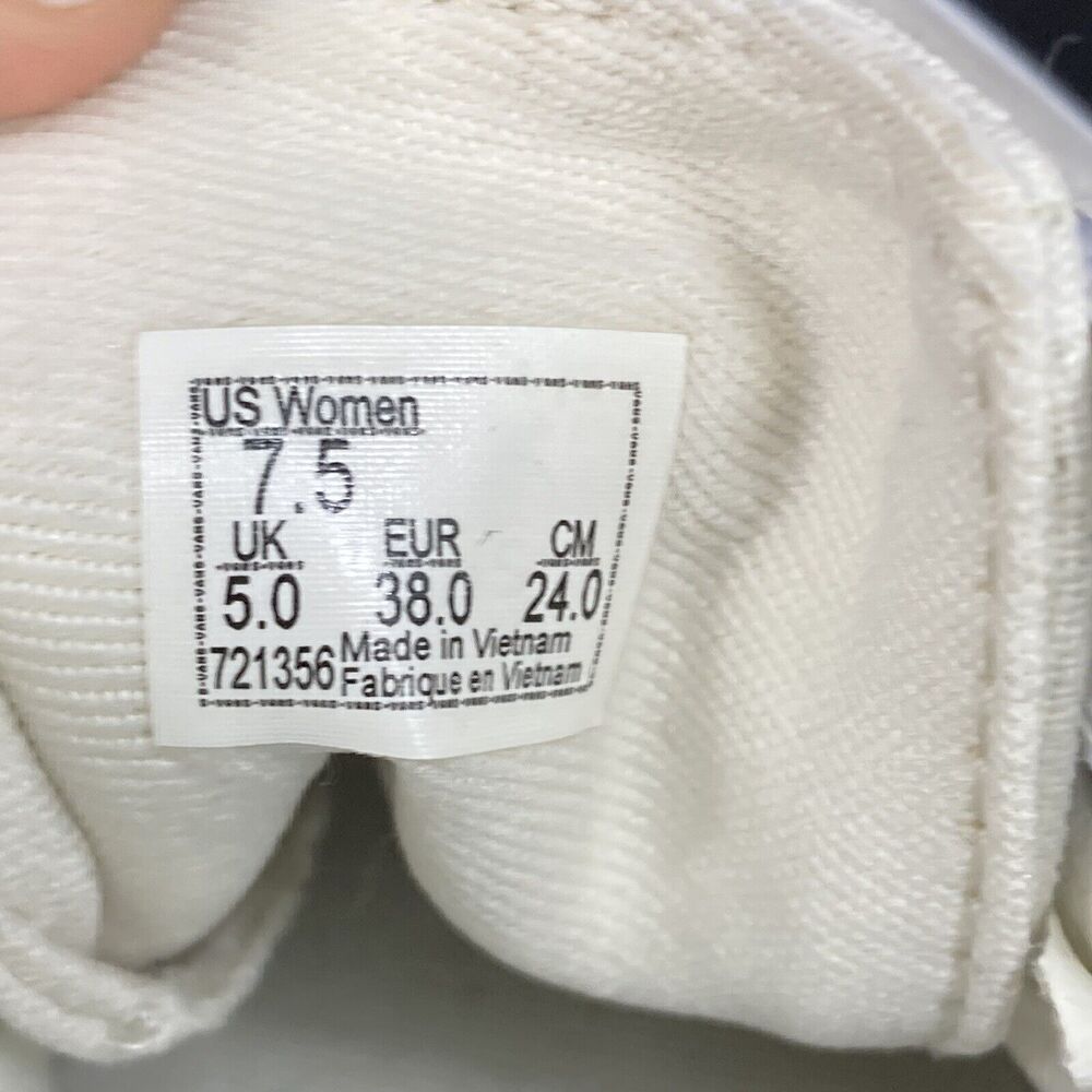 Vans OTW-Women's Sz 7.5-Ward Platform Paradise Floral -Off-White -Low Skate Shoe - Picture 10 of 10
